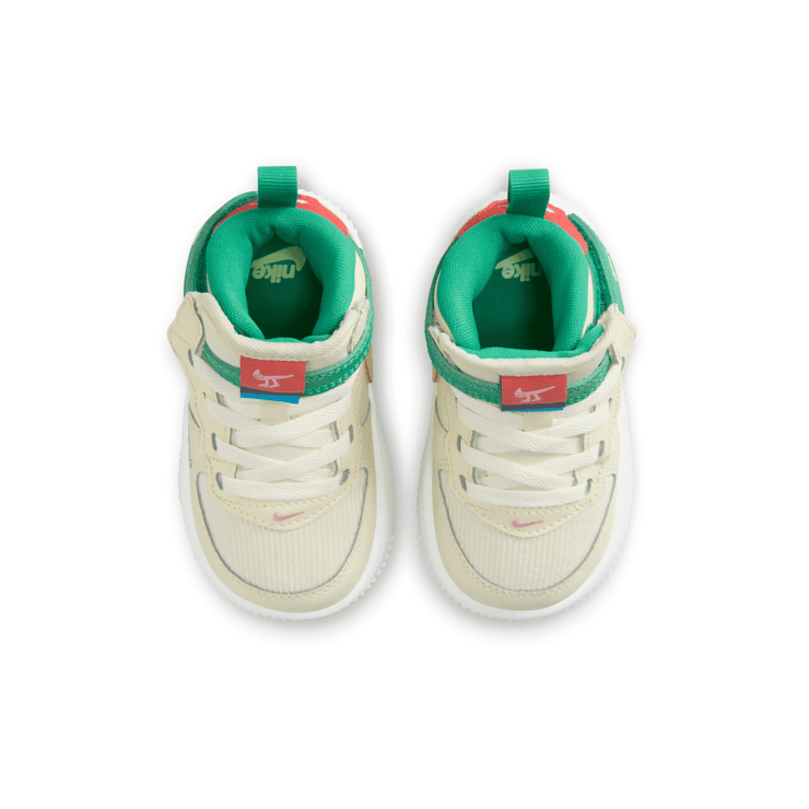Nike Air Force 1 Mid EasyOn SE 'Coconut Milk Stadium Green' (GS) Angle 2