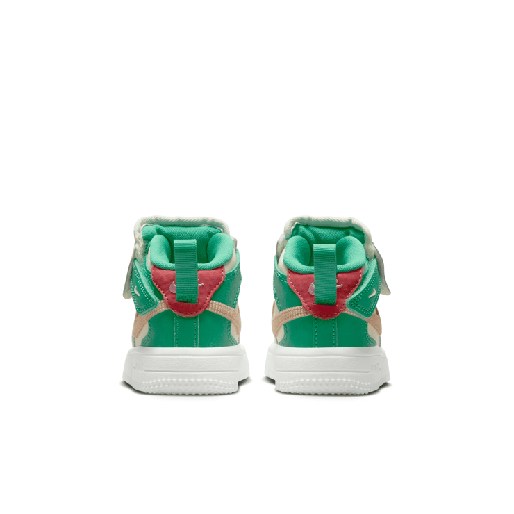 Nike Air Force 1 Mid EasyOn SE 'Coconut Milk Stadium Green' (GS) Angle 4