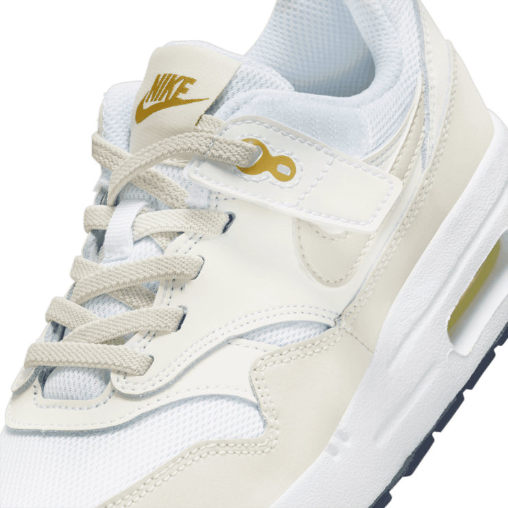Nike Air Max 1 EasyOn 'White Light Orewood Brown' (PS) Angle 4