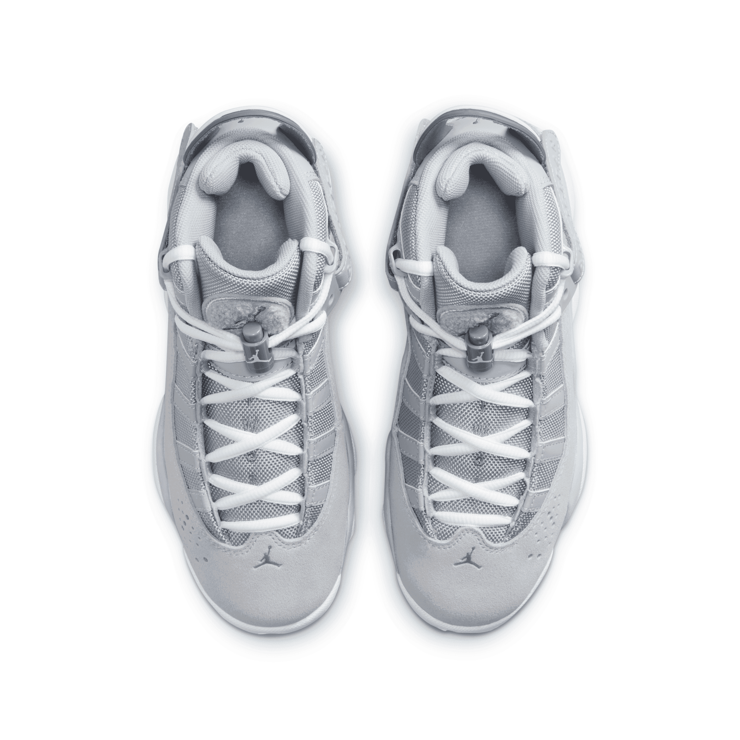 Jordan 6 Rings 'Wolf Grey' (GS) Angle 2