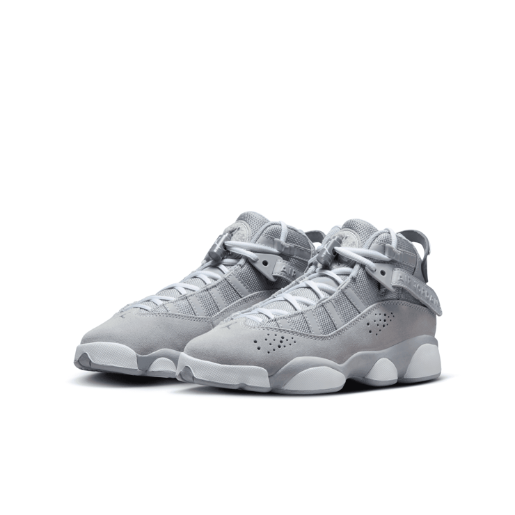 Jordan 6 Rings 'Wolf Grey' (GS) Angle 3