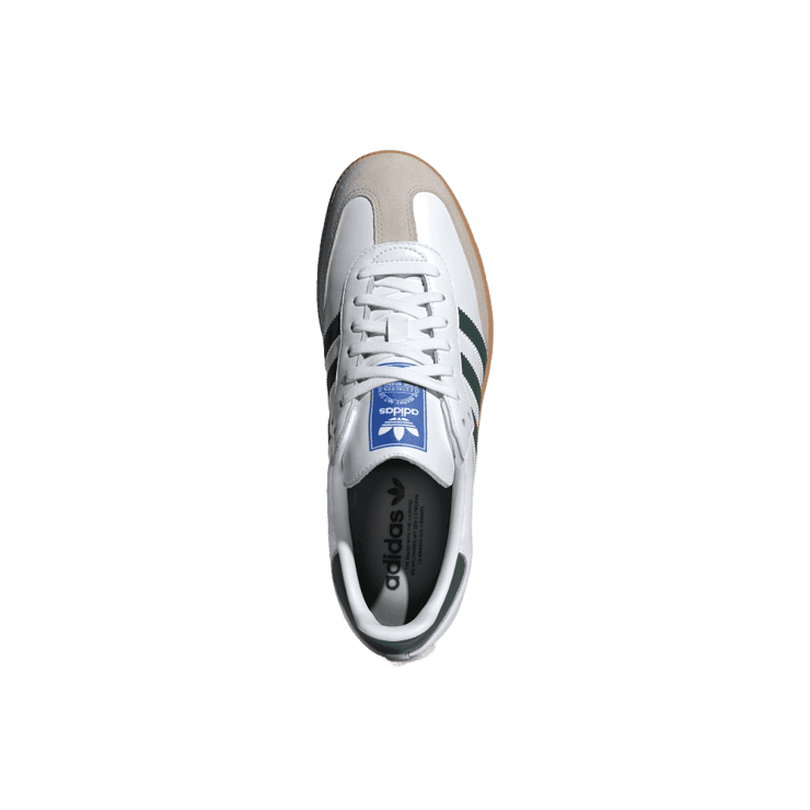 adidas Samba OG Cloud White Collegiate Green Angle 0