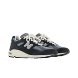 New Balance 990v2 Made in USA Teddy Santis Navy Castlerock Angle 2