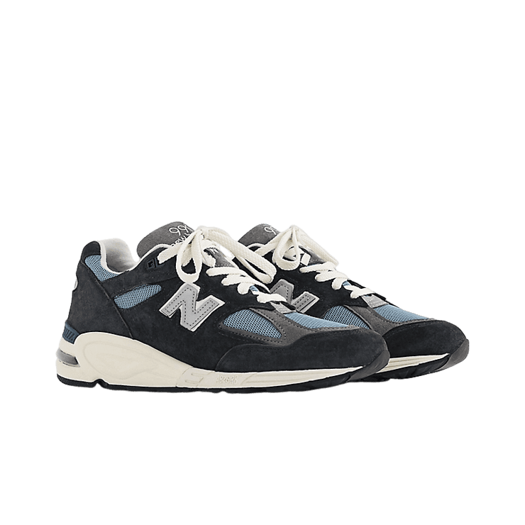 New Balance 990v2 Made in USA Teddy Santis Navy Castlerock Angle 2