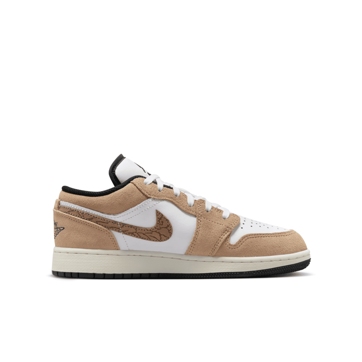 Air Jordan 1 Low SE 'Brown Elephant' (GS) Angle 1