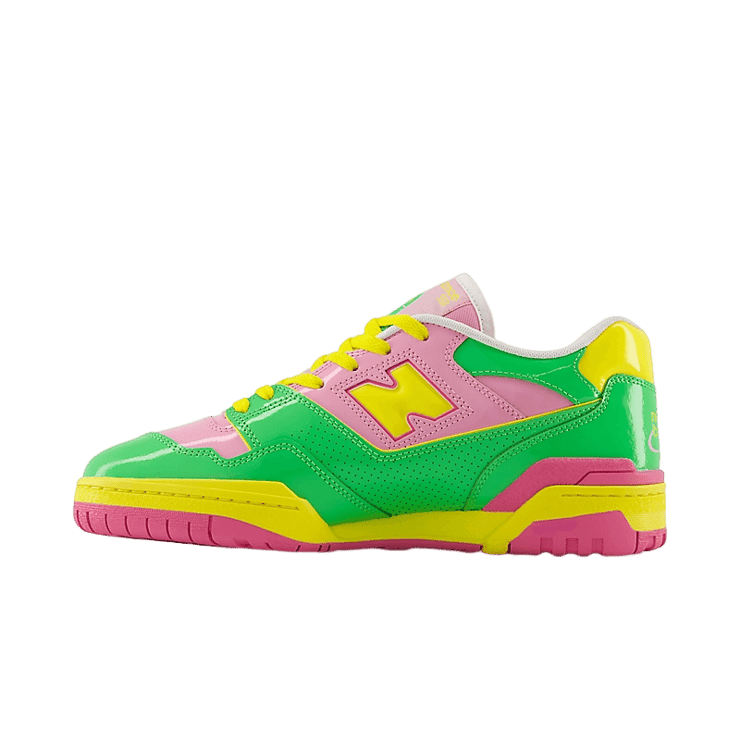 スニーカー NEW BALANCE Women Sneakers HU550YKA Green New Balance 550 Y2K Patent Leather Pink Green - BB550YKA