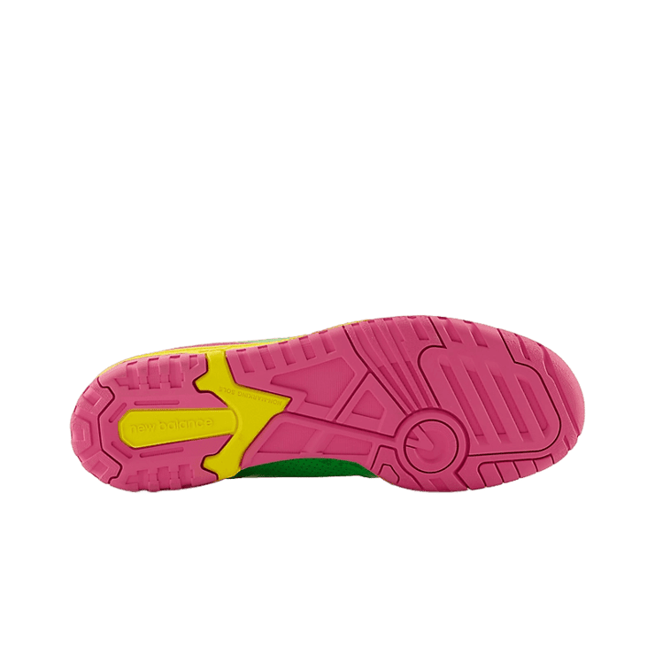 New Balance 550 Y2K Patent Leather Pink Green Angle 3