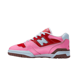 New Balance 550 Y2K Patent Leather Red Pink Angle 0