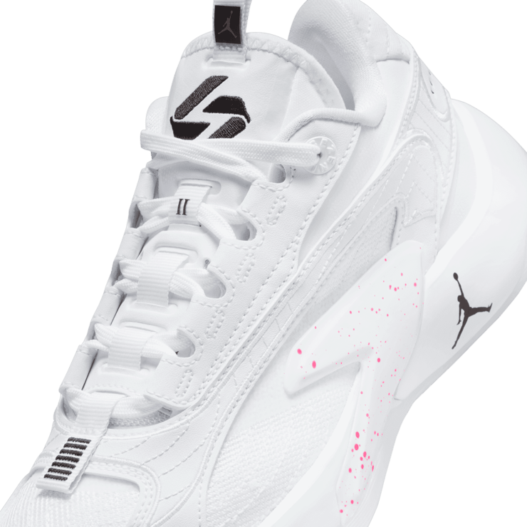 Jordan Luka 2 White Black Hyper Pink (GS) Angle 4