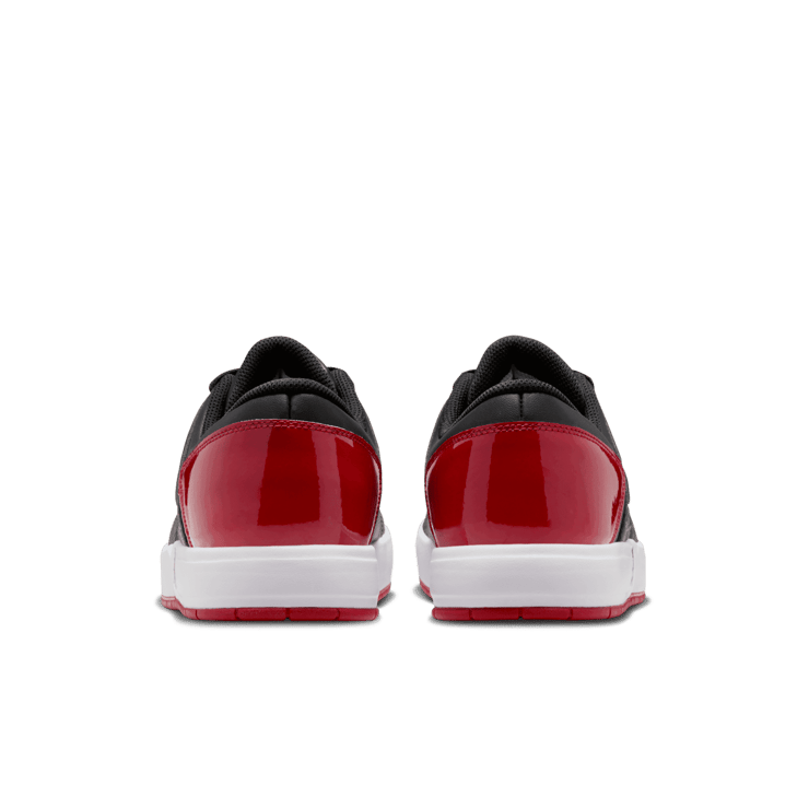 Air Jordan Nu Retro 1 Low Patent Bred Angle 3