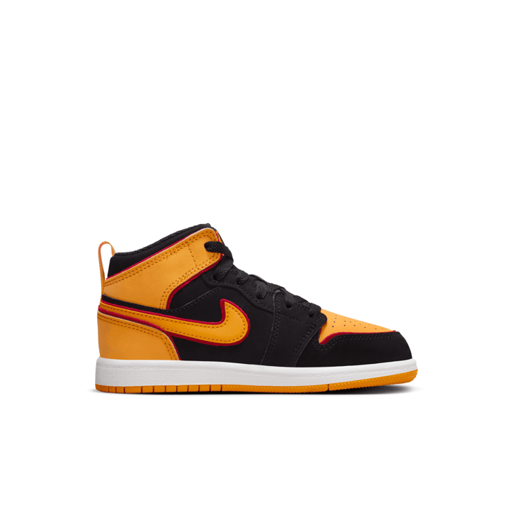 Air Jordan 1 Mid SE 'Vivid Orange' (PS) Angle 1