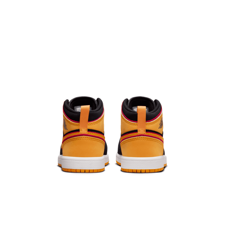 Air Jordan 1 Mid SE 'Vivid Orange' (PS) Angle 4