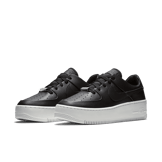 Nike Air Force 1 Sage Low 'Black' (W) Angle 2