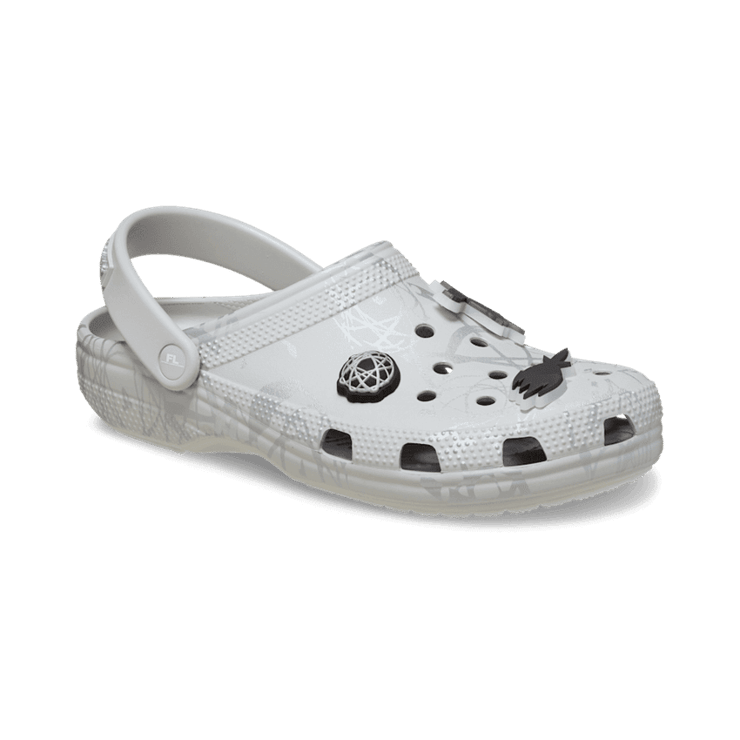 Crocs Classic Clog Futura Laboratories Pearl White Angle 3
