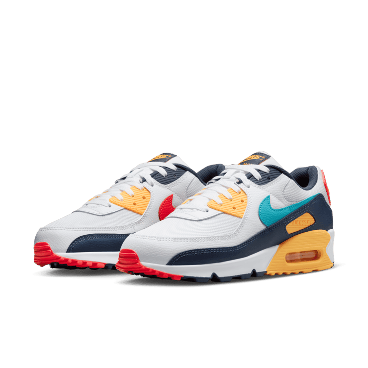 Nike Air Max 90 Thunder Blue Multi-Color Angle 2