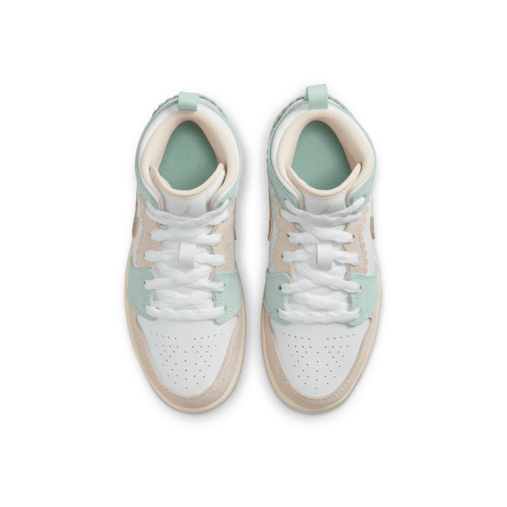 Air Jordan 1 Mid SE 'Scalloped Edge' (PS) Angle 1