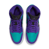 Jordan 1 Mid Black Grape (W) Angle 1