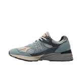 New Balance 991v2 Made in UK Blue Silver Angle 0