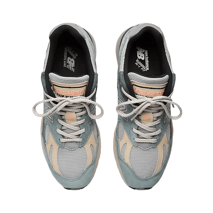 New Balance 991v2 Made in UK Blue Silver Angle 1