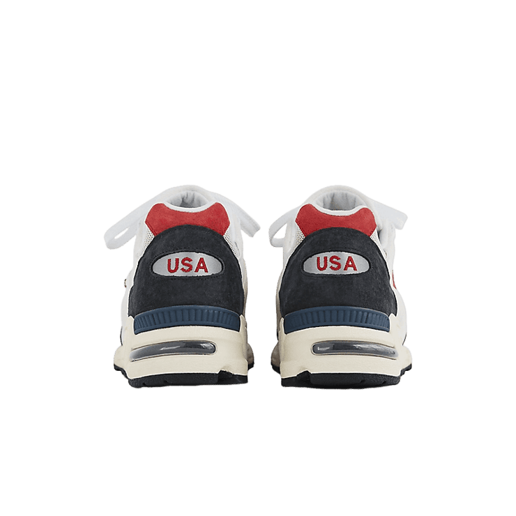 New Balance 990v2 Made in USA Teddy Santis Navy Sea Salt Angle 1