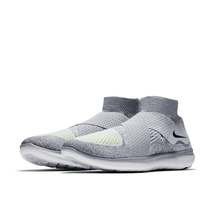 Nike Free RN Motion Flyknit 2017 'Wolf Grey' Angle 2