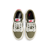 Air Jordan 1 Retro Low OG Travis Scott Medium Olive (PS) Angle 1
