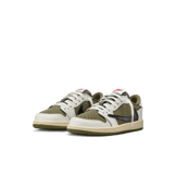 Air Jordan 1 Retro Low OG Travis Scott Medium Olive (PS) Angle 2