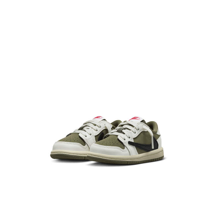 Air Jordan 1 Retro Low OG Travis Scott Medium Olive (TD) Angle 2