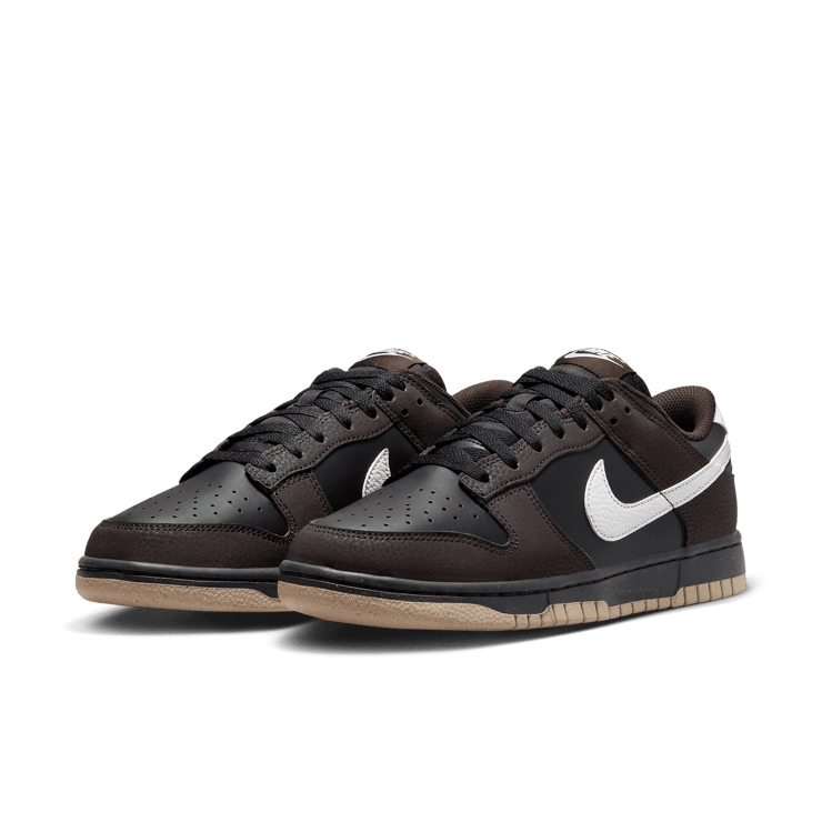 Nike Dunk Low NN Black Velvet Brown (W) Angle 2