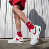 Nike Air Force 1 Low Evo White University Red Angle 0