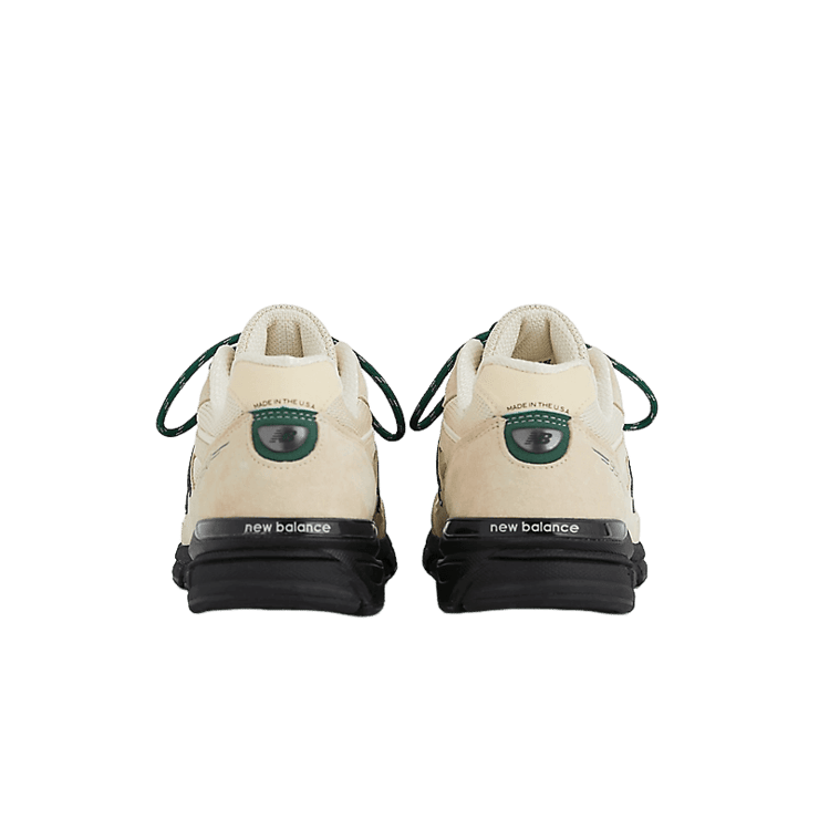 New Balance 990v4 Made in USA Macadamia Green Angle 1