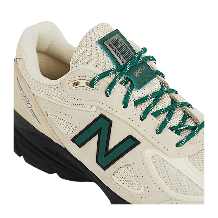 New Balance 990v4 Made in USA Macadamia Green Angle 4