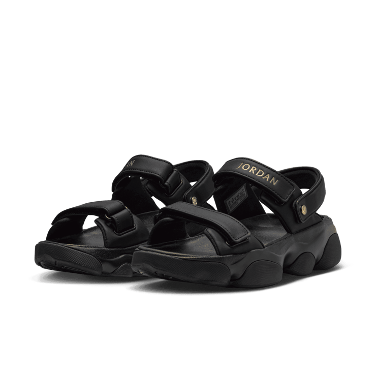 ■Nike■ Jordan Deja Sandal W Black llic Gold FN5036001 Jordan Deja Sandal Black Metallic Gold (W) - FN5036-001