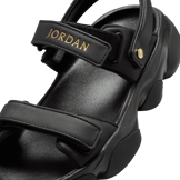 Jordan Deja Sandal Black Metallic Gold (W) Angle 4