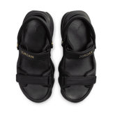Jordan Deja Sandal Black Metallic Gold (W) Angle 1