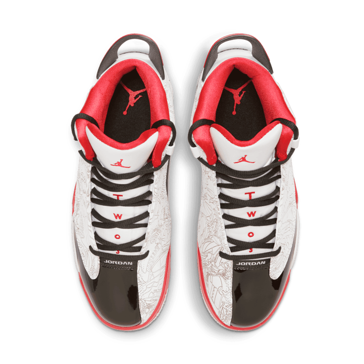 Jordan Dub Zero Fire Red Angle 1