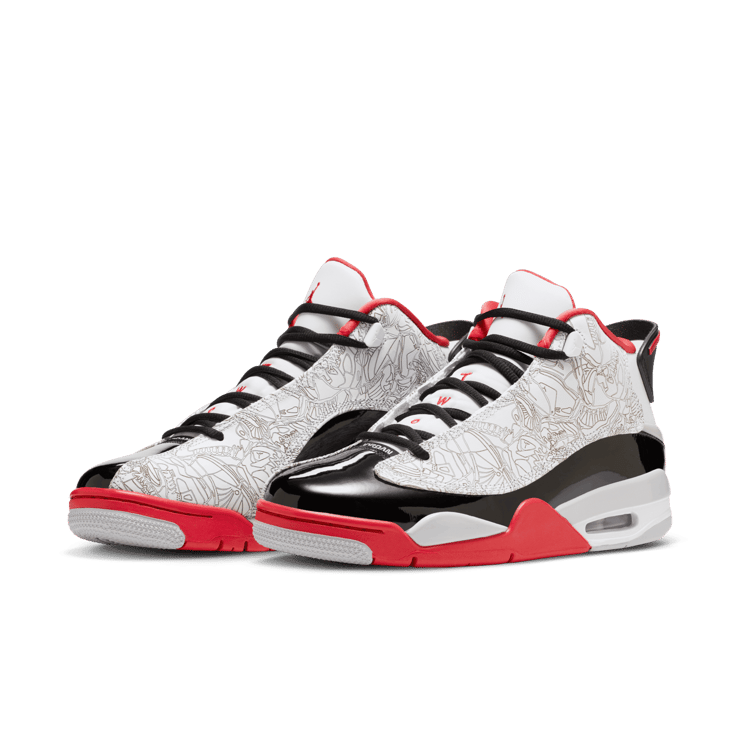 Jordan Dub Zero Fire Red Angle 2