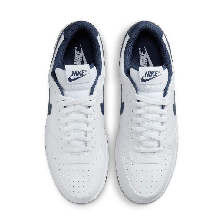 Nike Big Nike Low White Midnight Navy Angle 1