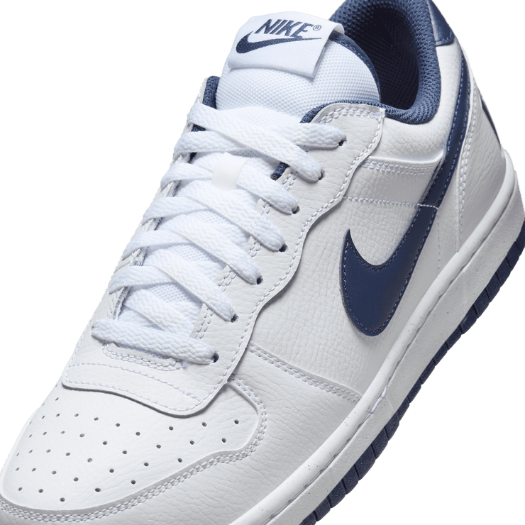 Nike Big Nike Low White Midnight Navy Angle 4