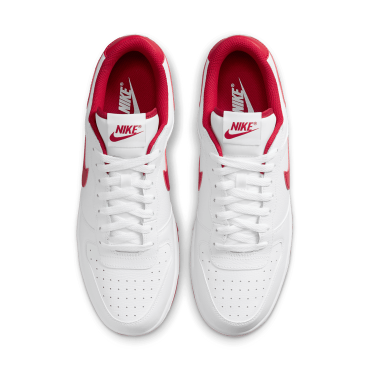 Nike Big Nike Low White Gym Red Angle 1