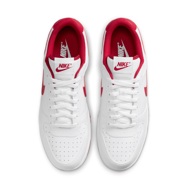 Nike Big Nike Low White Gym Red Angle 1