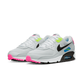 Nike Air Max 90 Grey Neon Angle 2