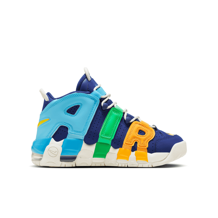 Nike Air More Uptempo 'Kaleidoscope' (GS) Angle 1