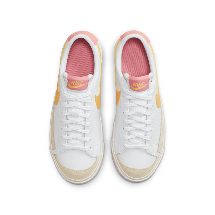 Nike Blazer Low '77 'White Topaz Gold' (GS) Angle 2