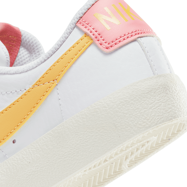 Nike Blazer Low '77 'White Topaz Gold' (GS) Angle 6