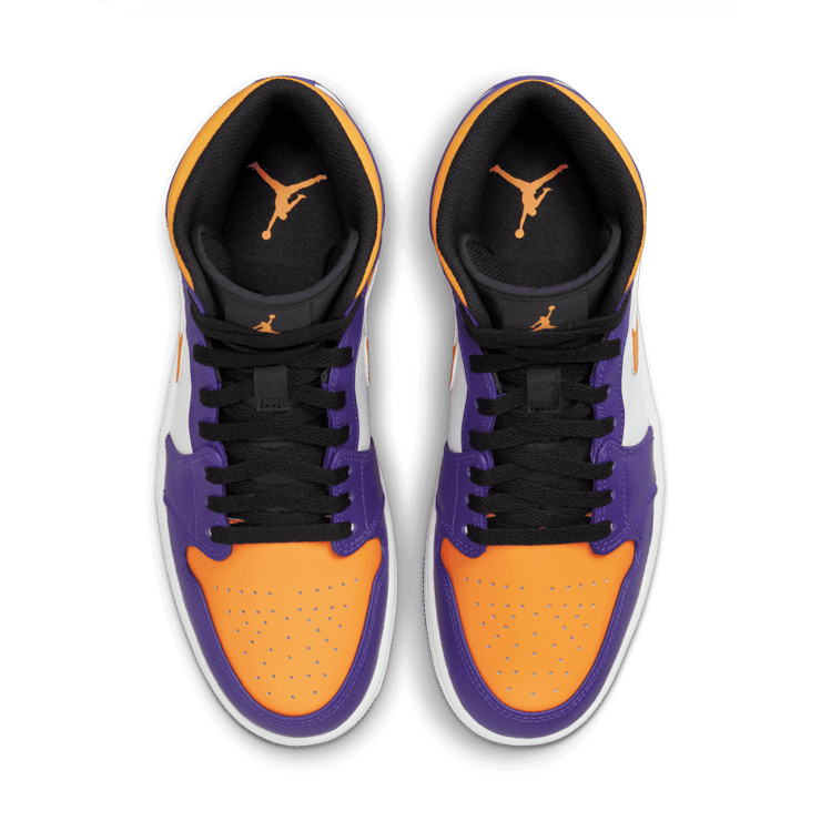 Jordan 1 Mid Lakers Angle 1