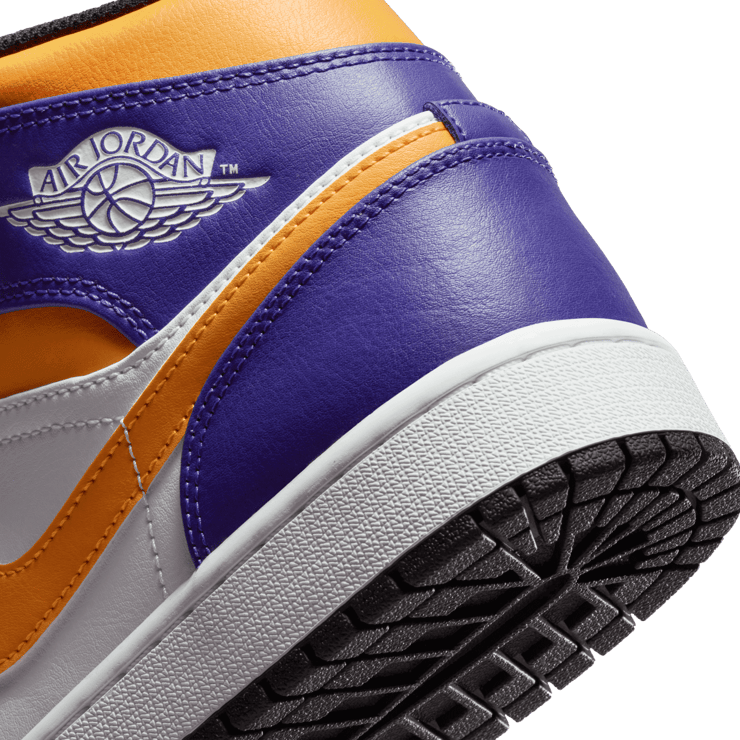 Jordan 1 Mid Lakers Angle 5