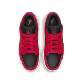 Air Jordan 1 Low  'Black Very Berry' (GS) Angle 2
