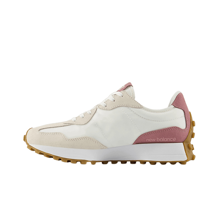 New Balance 327 White Pink (W) Angle 0