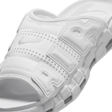 Nike Air More Uptempo Slide Triple White Angle 3